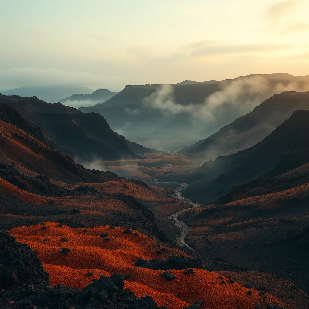 An atmospheric landscape illustrating Strange and Beautiful Landscapes